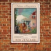 Vintage Travel Poster - New Zealand - Chateau Tongariro